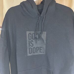 Black God is dope hoodie